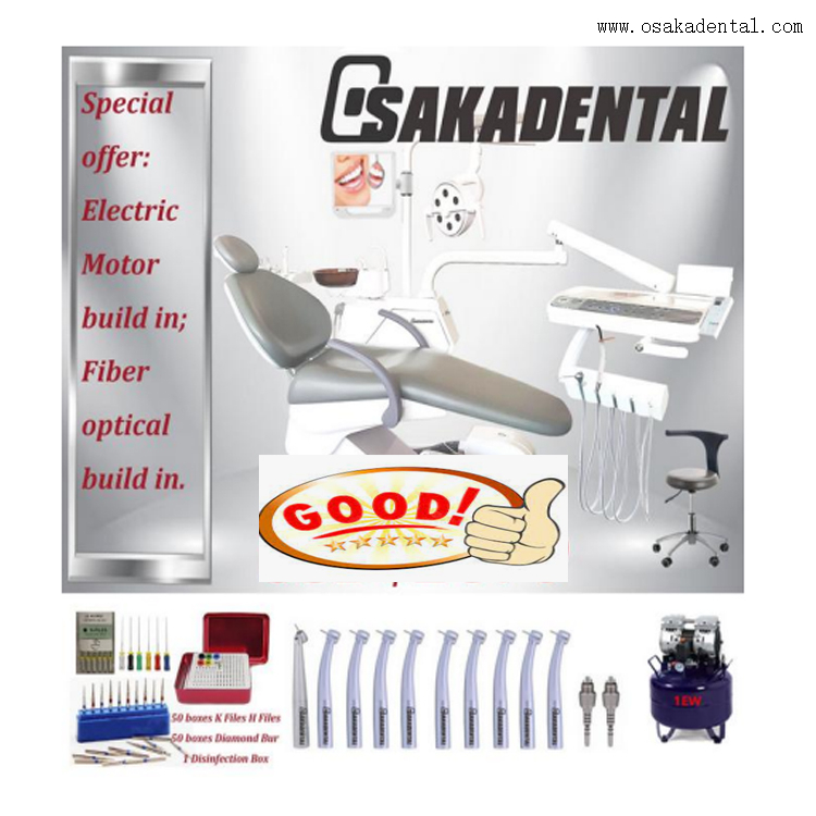 High class dentla chair with nice leather and igory color