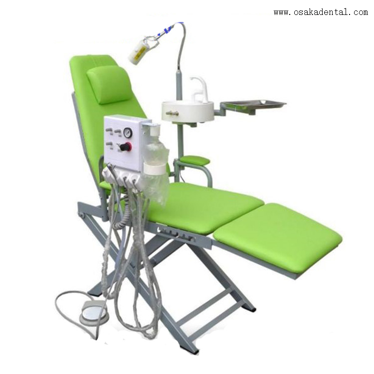 Dental Portable Dental Unit with Spittoon And Tray