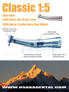 Dental red contra angle dental 1:5 Increasing Contra Angle