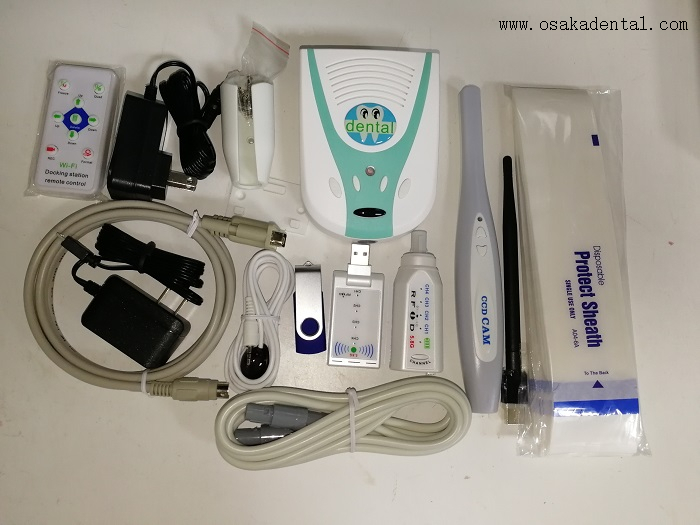 Dental wireless oral camera with USB+VGA output