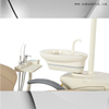 Surgical Electric Cover Dental Chair with twist instrument tray