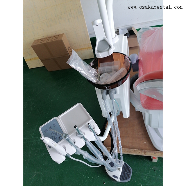 Luxury Dental Chair with Top Mounted Instrument Tray 