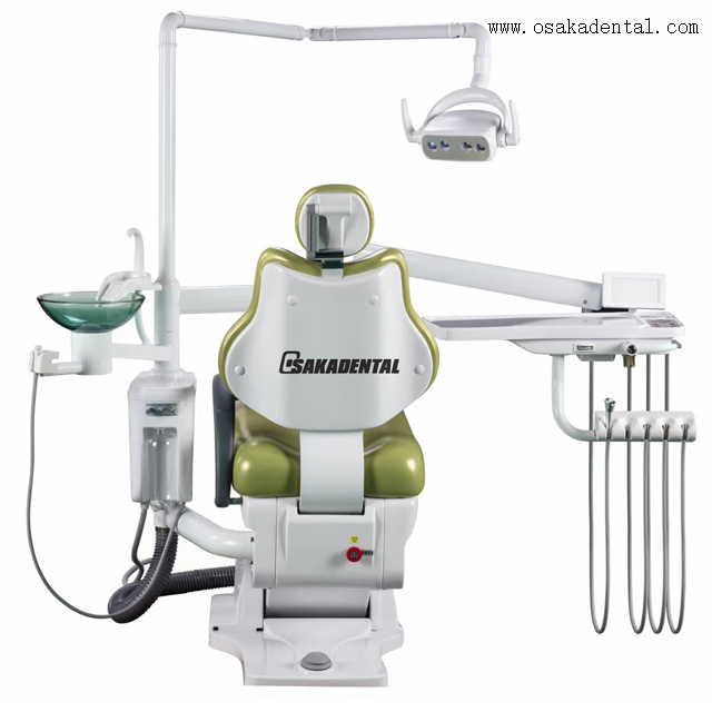 Economic dental chair with dental autoclave and dental handpice and dental air compressor