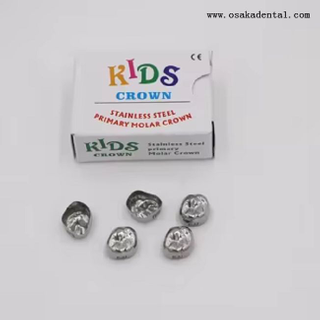 Dental Orthodontic Metal Stainless Steel Kids Crown 5pcs/box