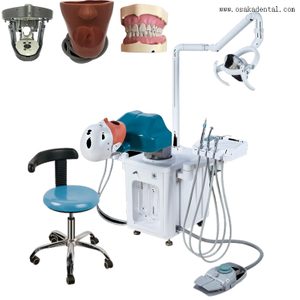 Dental electrical simulation for 1 student and four handed operation without desk