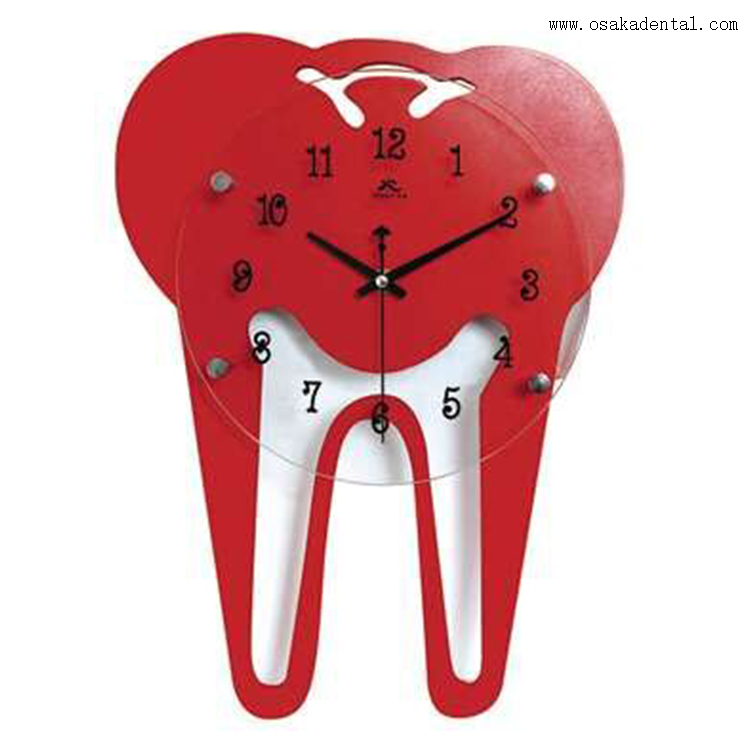 Dental Teeth Shape Clock for Dental Clinic