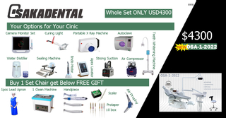 Dental unit set with full option for clinic use dental unit set 