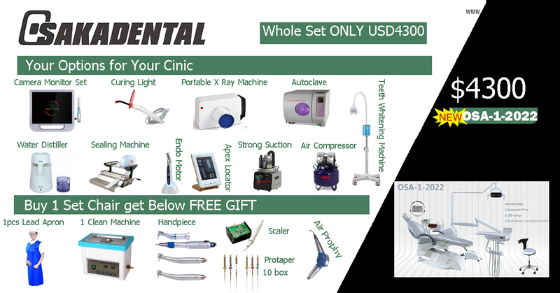 Dental unit set with full option for clinic use dental unit set 