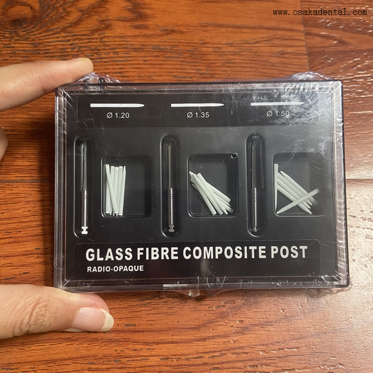 Dental Glass Fiber Composite Post 18pcs Post+3pcs Drills OSA-S006A