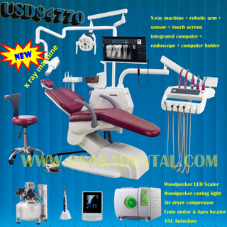 Soft and big seat Dental Unit for Clinic use Dental Chair with option for dental clinic use OSA-A2