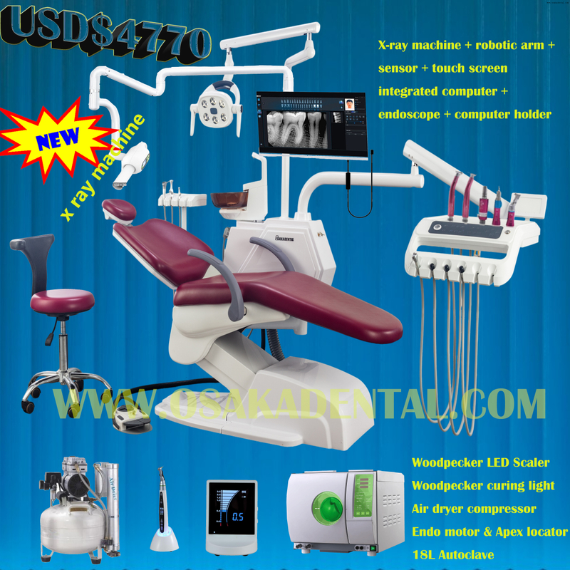 Soft and big seat Dental Unit for Clinic use Dental Chair with option for dental clinic use OSA-A2