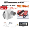 Dental x ray unit and x ray sensor set