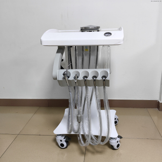 Dental Mobile Turbine Workbench Dental Movable Trolley Dentist Cart Unit Mobile Treatment Sets for Dental Chair