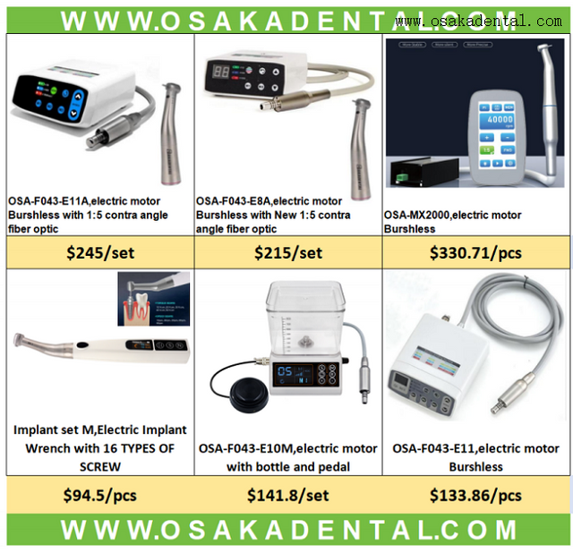 Dental Portable And Built in Electric Motor