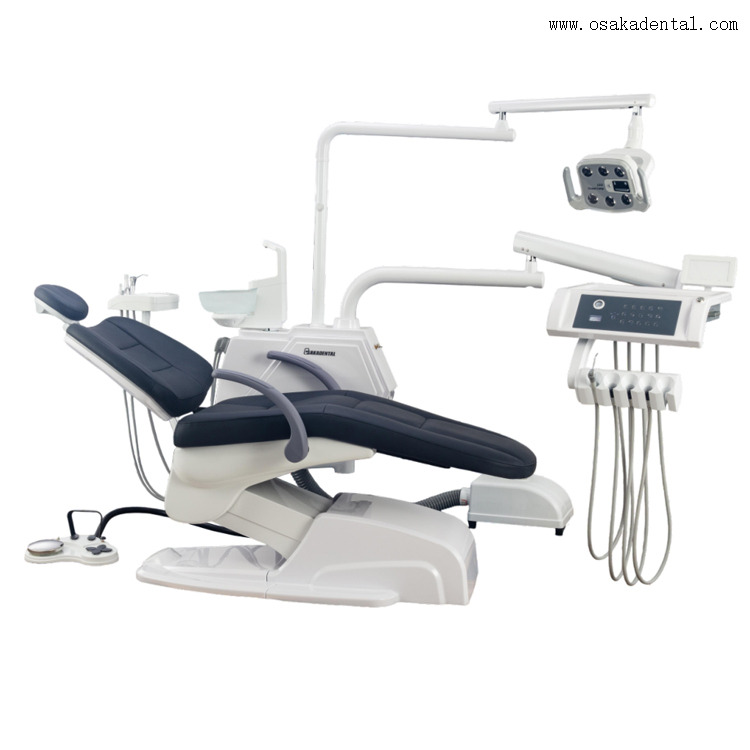 Luxury Dental Chair Product with One Dentist Stool price of dental unit equipments used chair