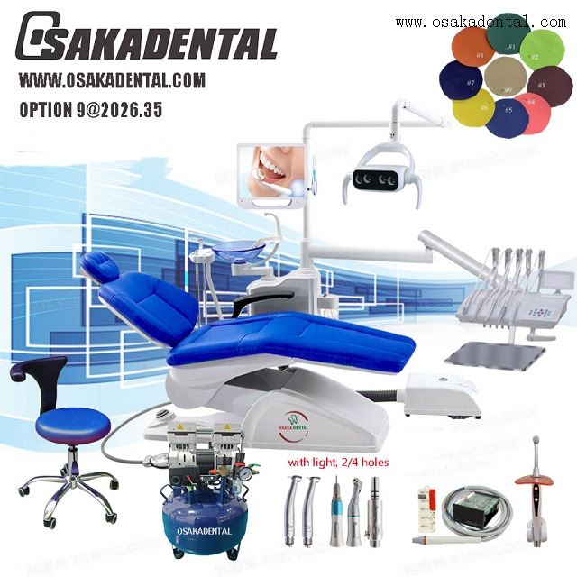 The Cheapest Dental Chair Osaka Dental Unit with Assistant Tray OSA-4C