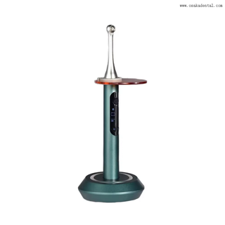 Dental green and white color one second curing light