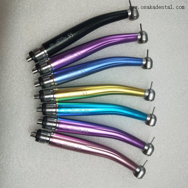 Colorful Stainless Steel High Speed Dental Handpiece