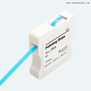 Dental resin polishing strip dental matrix band
