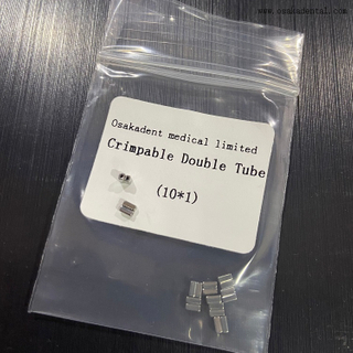Dental Orthodontic Crimpable Double Tube