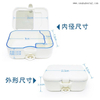 Denture Box with Mirror And Tooth Brushes