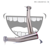 Red ring high speed handpiece LED increasing electric micro motor 1:5 contra angle handpiece