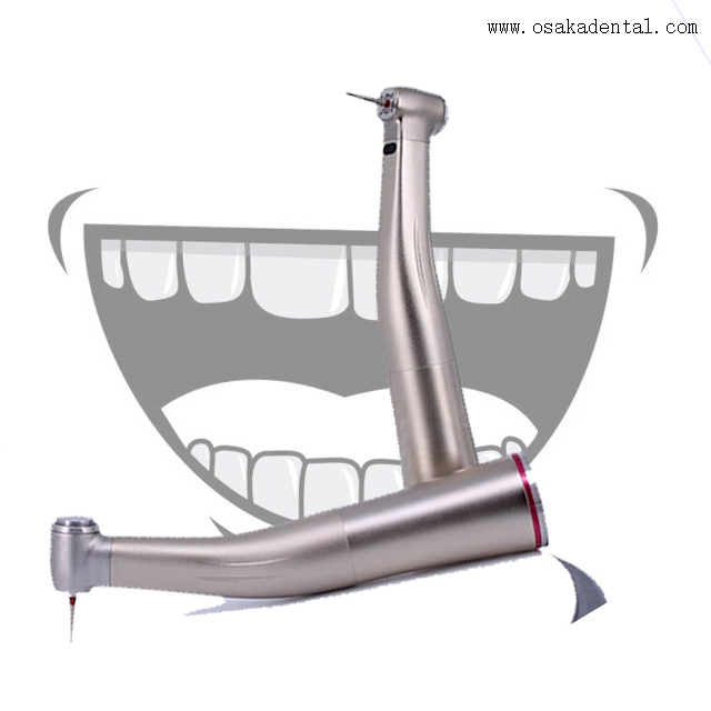 Red ring high speed handpiece LED increasing electric micro motor 1:5 contra angle handpiece