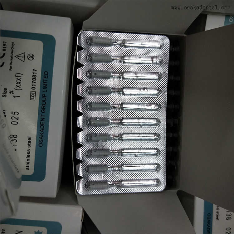 Dental Root Canal Barbed Broaches Endodontic File 
