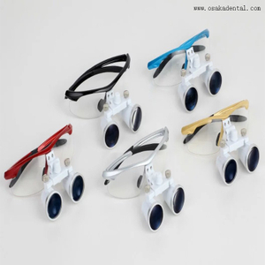 Colorized Plastic Frame 3.5X Dental Loupes