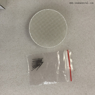 Dental Lab Equipment Honeycomb Firing Round Tray with Metal/Ceramic Pins