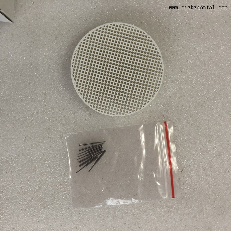 Dental Lab Equipment Honeycomb Firing Round Tray with Metal/Ceramic Pins