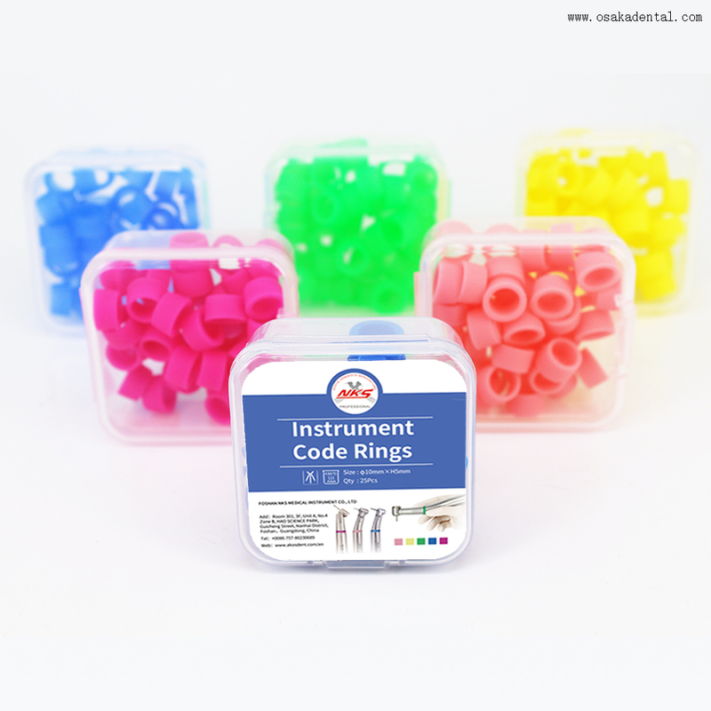 Anti-skid Instrument Code Rings for Dental Handpiece Use