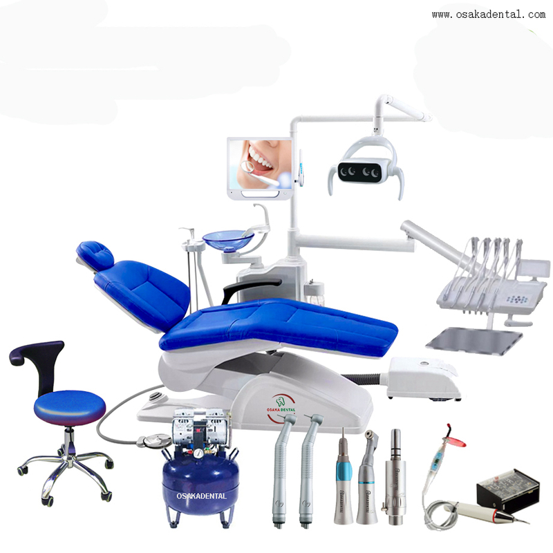 Soft PU Top Mounted Electric Dental Chair with Full Options