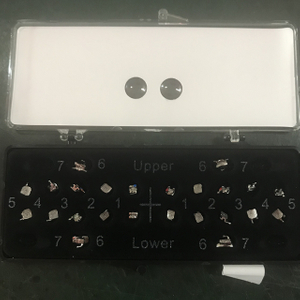 Dental Metal Orthodontic Bracket with Molar Buccal Tube Full Set