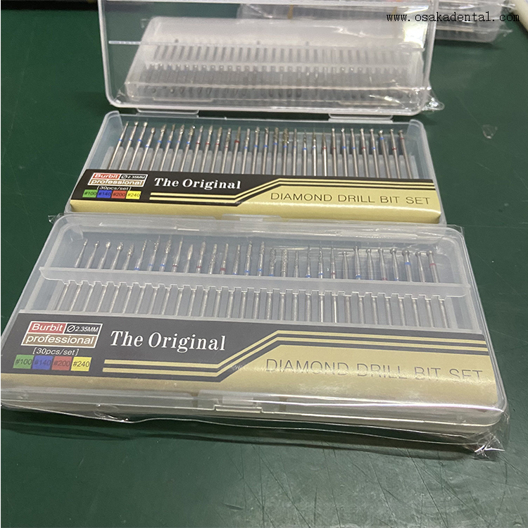Dental Lab Diamond Burs for Straight Handpiece Use