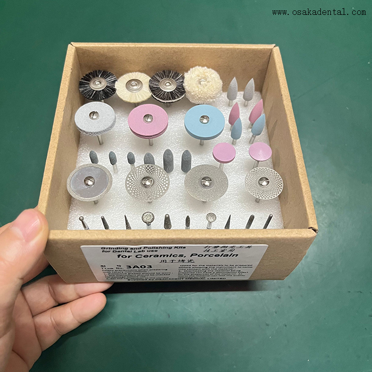 HP Polishing Burs Kit for Ceramics And Porcelain 3A03