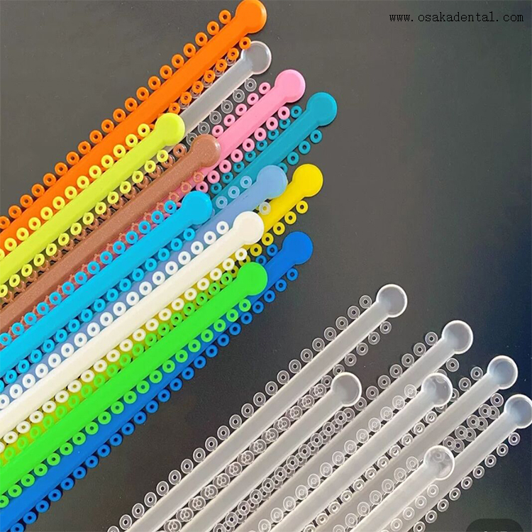 Dental orthodontic Long Ligature Tie with 50 Rings