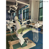 Dental chair for dental office with LED curing light
