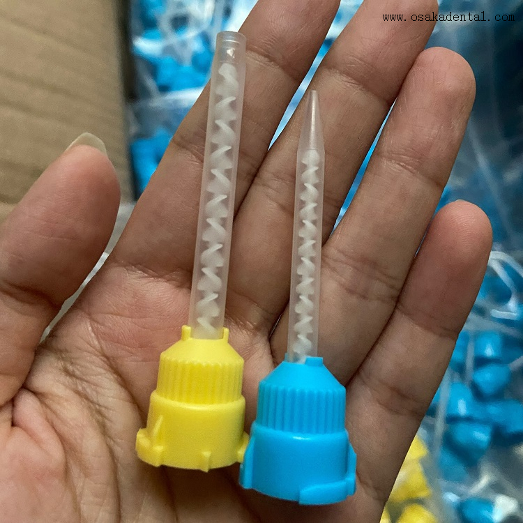 Dental Disposable HP Mixting Tips Yellow Long Short 1:1 TPT-3