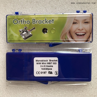 Dental Ortho Bracket Monoblock Mini MBT/ROTH Brackets OSA-P50