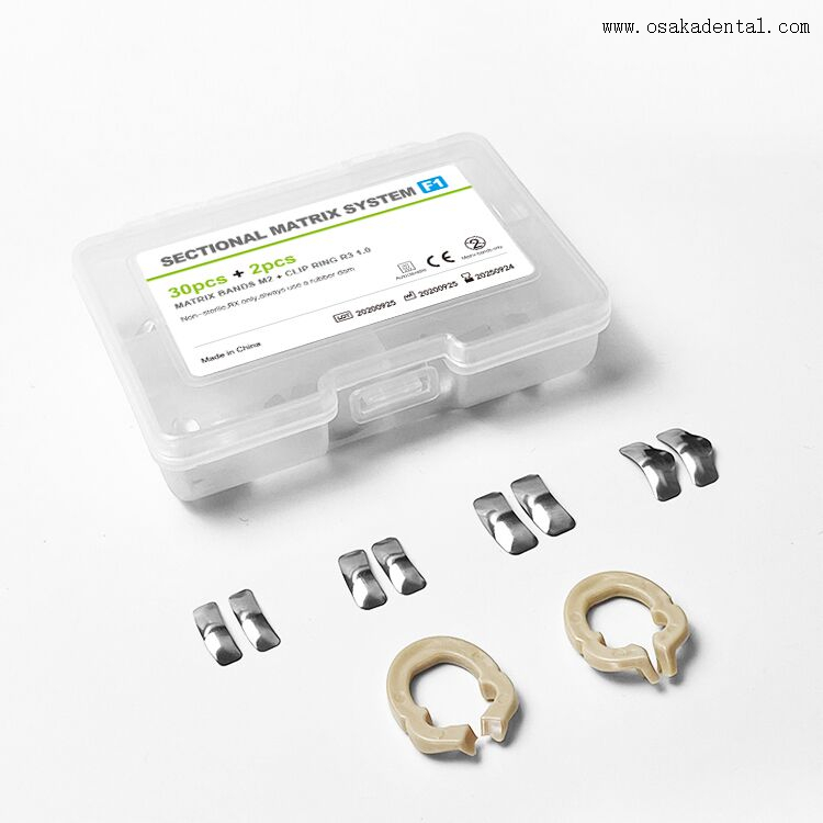 Dental sectional matrix kit dental matrix band