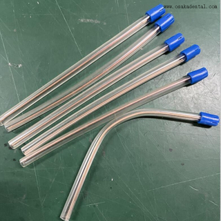 Disposable Transparent Saliva Injector for Dental Suction