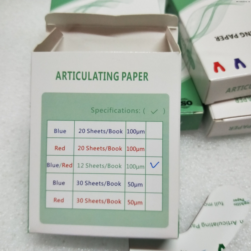 Dental Material Dental Full Mouth Articulating Paper 