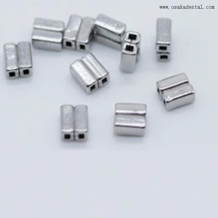Dental Orthodontic Accessories Crimpable Double Tubes