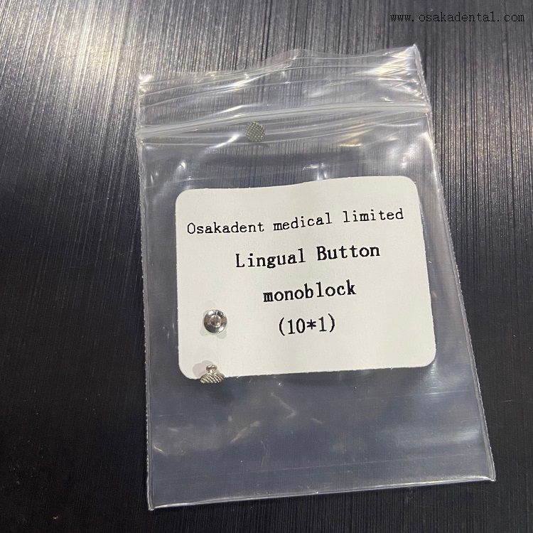 Dental Orthodontic Lingual Button Monoblock