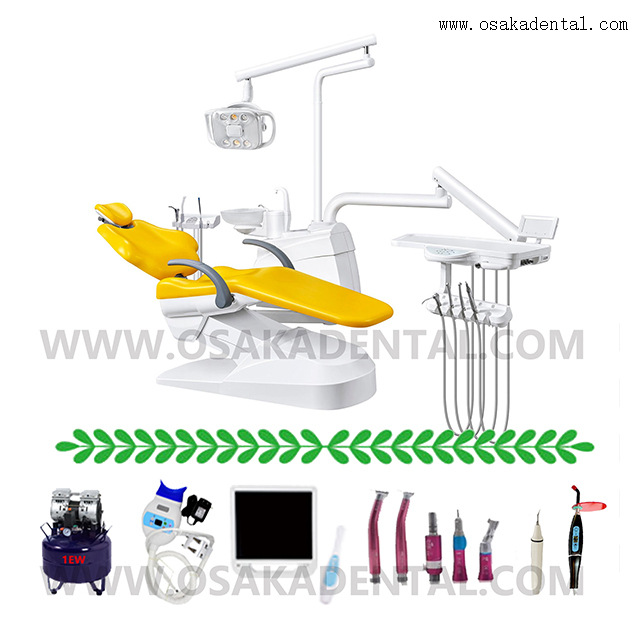 High class dental chair unit from osakadental for dental clinic dental alginate impression alginate powder