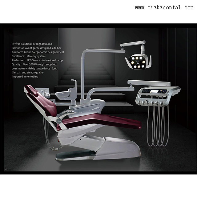 High quality soft leather dental chair