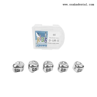 Dental Stainless Steel Primary Molar Kids Crown 5pcs/box