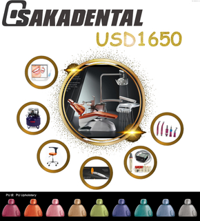 Luxury stable quality dental unit set with full option with handpiece