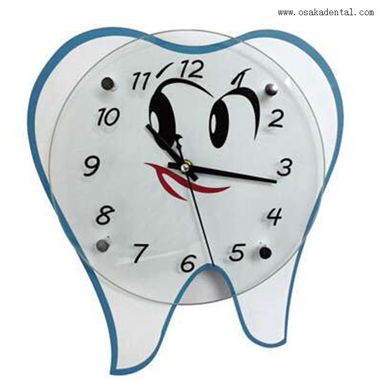 Dental Teeth Shape Clock for Dental Clinic